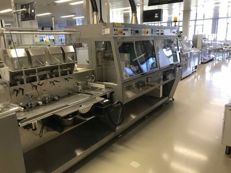 MARCHESINI MB 440 - MA 305, Blister line with cartoner and check weigher