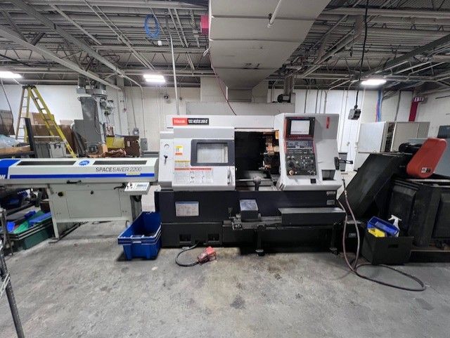 Mazak MATRIX NEXUS 5000 RPM QTN200-II w. SMW Spacesaver Barfeed 2 Axis