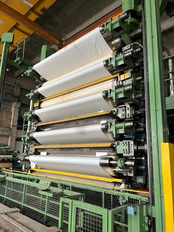 Kleinwerfers Supercamandar, 9 nip and 500 m/min. 2850 mm