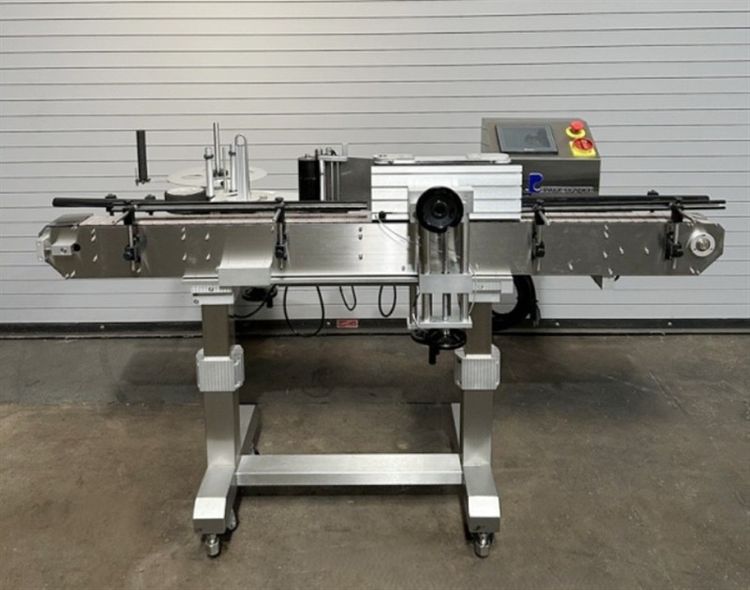 Pack Leader Machinery Inc. PL501 Inline Pressure Sensitive Wraparound Labeler