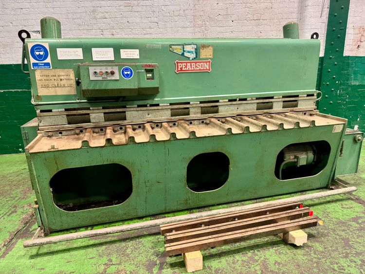Pearson 8′ x 1/4” Hydraulic Guillotine
