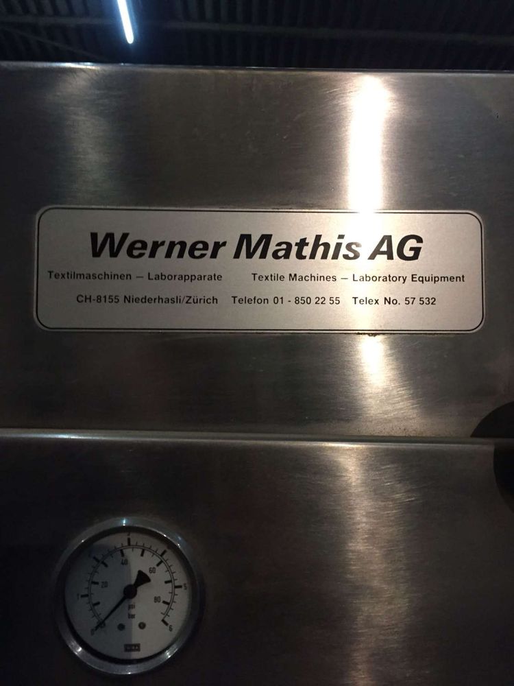 Mathis Laboratory jet dyeing