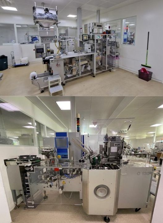 Horn N 916 + C 130, Blister packing line