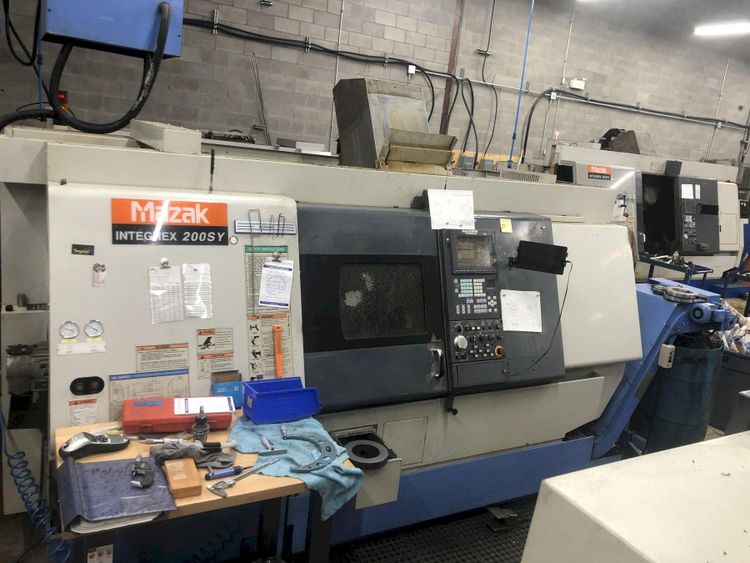 Mazak Mazatrol PC-Fusion-CNC 640MT 6000 RPM Integrex 200 SY 2 Axis