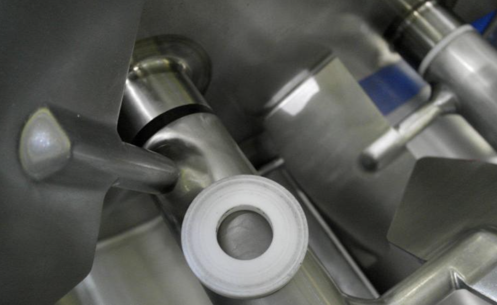 Orbmix 900FE Twin Shaft Paddle Mixer with Tote Bin Loader and Easy