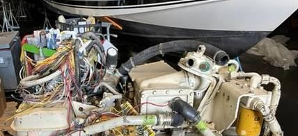 2 Caterpillar 3208TA Marine Engines 375 HP