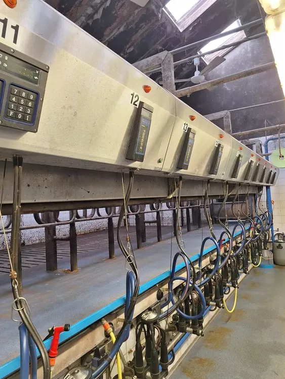 Delaval 2x10  Rapid Exit milking parlour