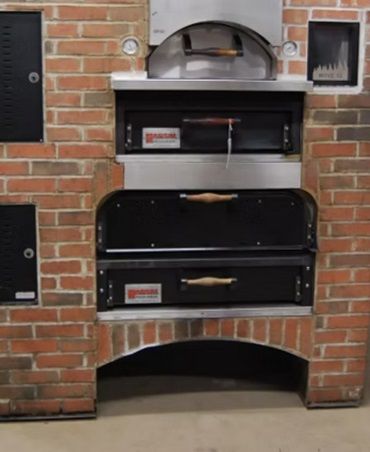 Marshall WF42 Double Deck Nat Gas Pizza Oven