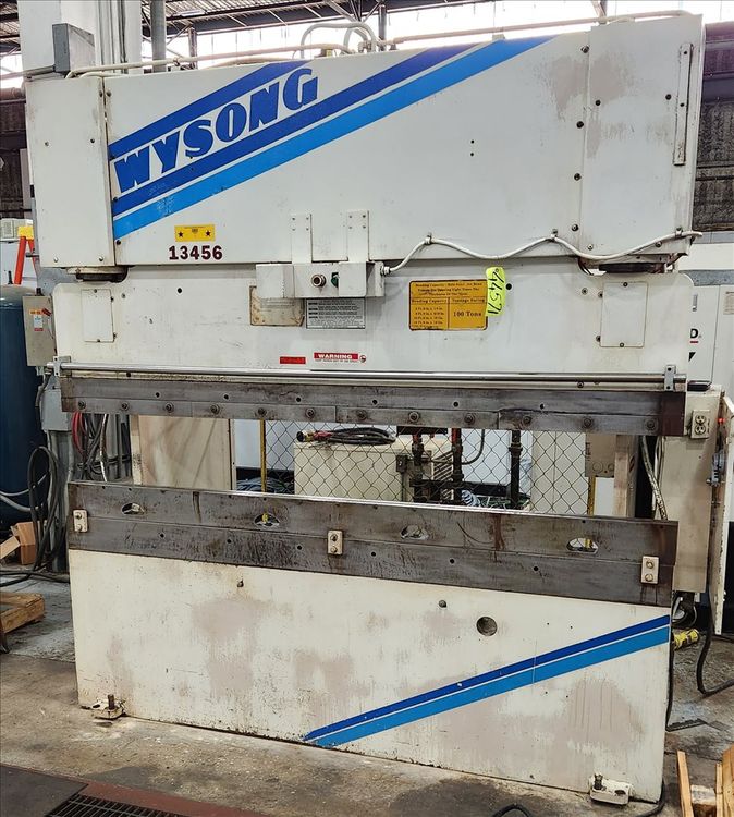 Wysong THS-100-96 Hydraulic Press Brake 100 Ton