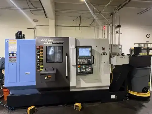 Doosan FANUC I series CNC Control 6,000 rpm PUMA TT1300SYYB 4 Axis