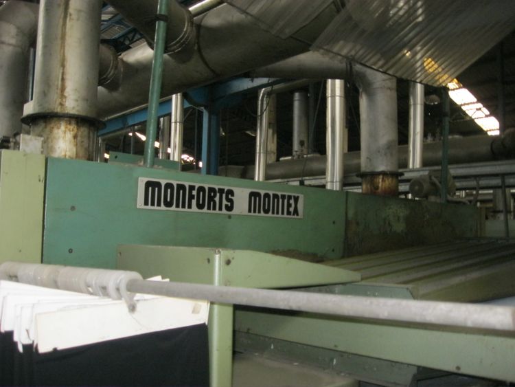 Monforts MATEX 3B 1800 mm 10 hot air chamber, pin sheet