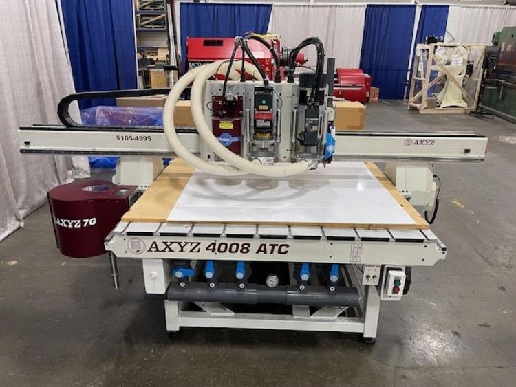 AXYZ 58.5" W x 100" L AXYZ Router Series 4008 CNC Control