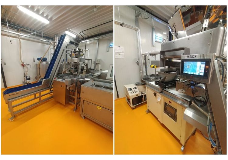 Hacos HLM 600s Moulding line for chocolate