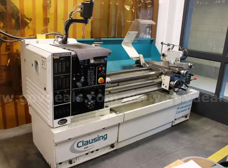 Clausing Colchester ENGINE LATHES 2500 RPM 15" Professional Series