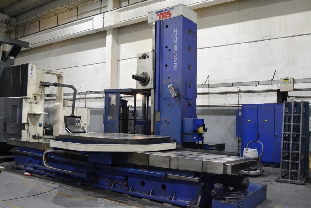 TOS 5horizontal 5axis boring machine 130 mm 2500 rpm