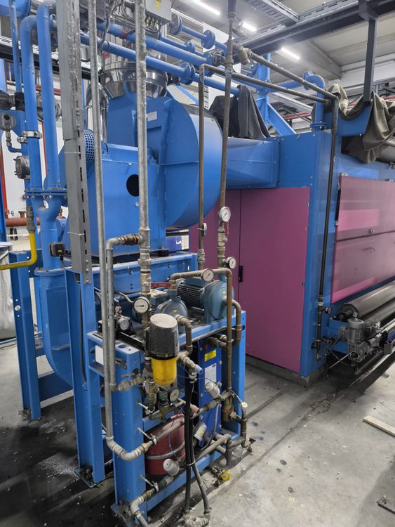 Osthoff 240 Cm Singeing and pre-treating line