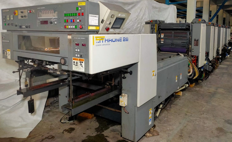 Komori Lithrone 628 plus Coater 20×28