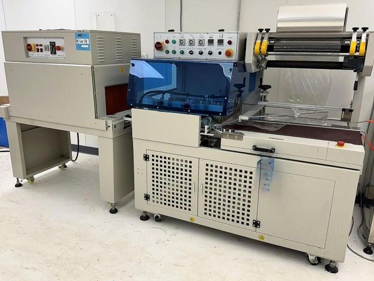 PMS (Packaging Machinery Services) Automatic L-Bar Sealer and Heat Tunnel