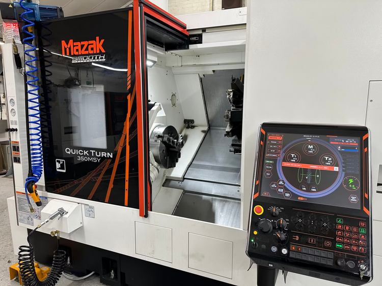 Mazak MAZATROL SMOOTH G 4000 rpm QUICK TURN 350MSY 3 Axis