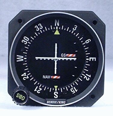 King KI-209 VOR / LOC / Glideslope Indicator