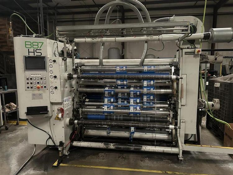 Bielloni B87 Cantilevered Duplex Slitter Rewinder 62"