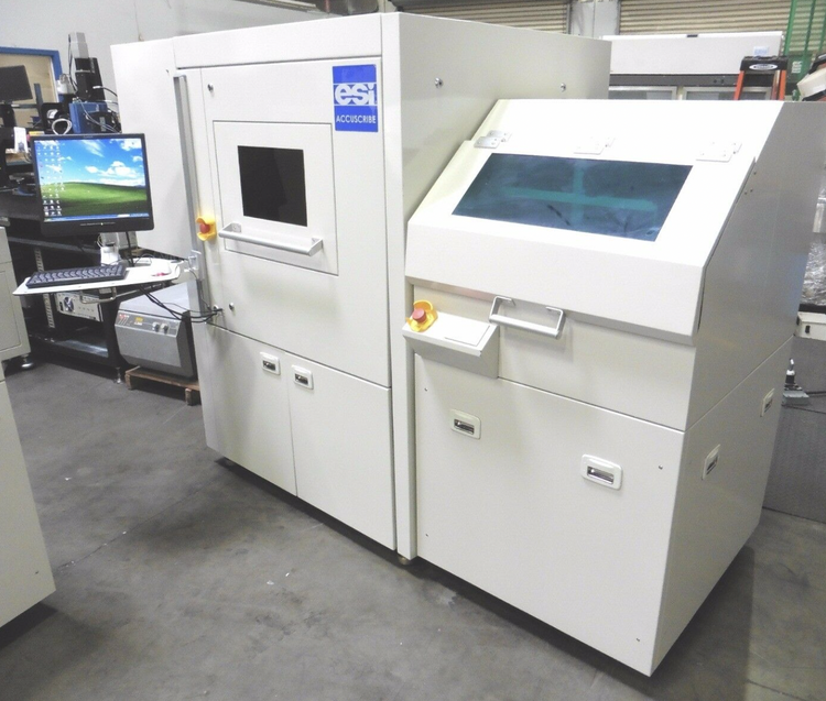 ESI AccuScribe AS 2000 FX Laser Wafer Scriber w/ Autoloader