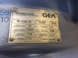 GEA, Grasso YR-Y26B-28 449 kW/132 tons