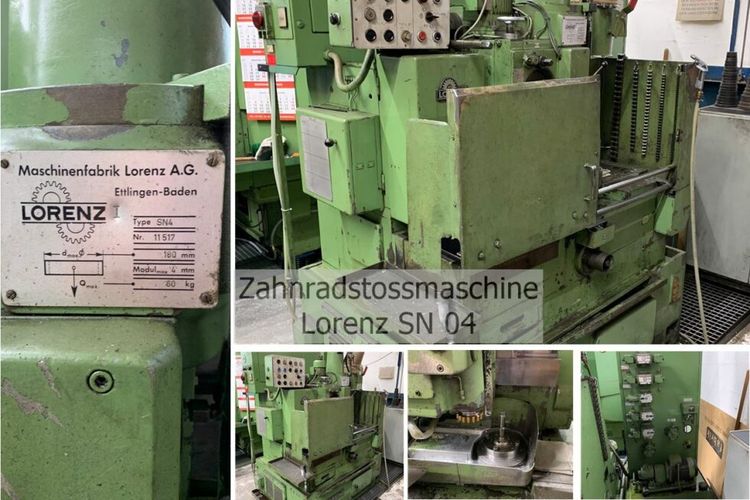 Lorenz SN 4LORENZ SN 4 630 Hub/min Gear Shaping Machine