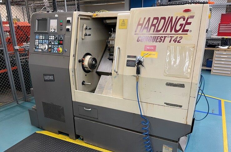 Hardinge FANUC 18T CNC CONTROL 5000 RPM CONQUEST T 42 2 Axis