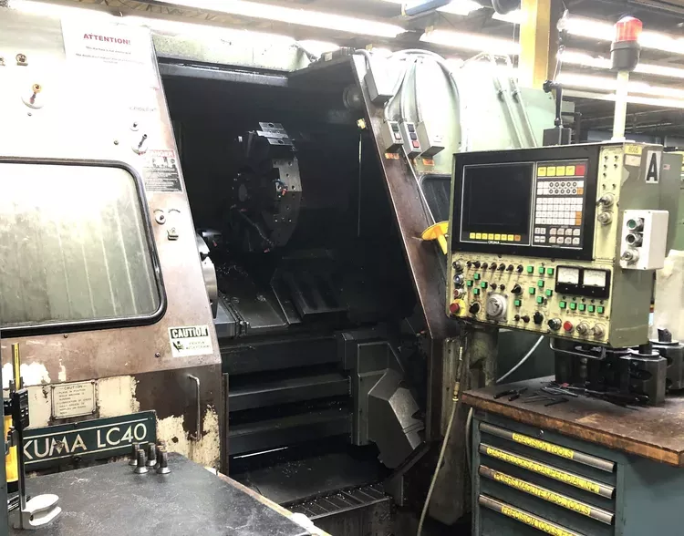 Okuma OSP-5000L 4-Axis CNC Controls 2500 spindle RPM LC-40 2 Axis