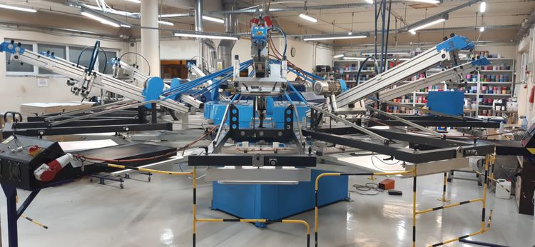 Schenk Variprint SPIDER V2002  rotary carousel printer