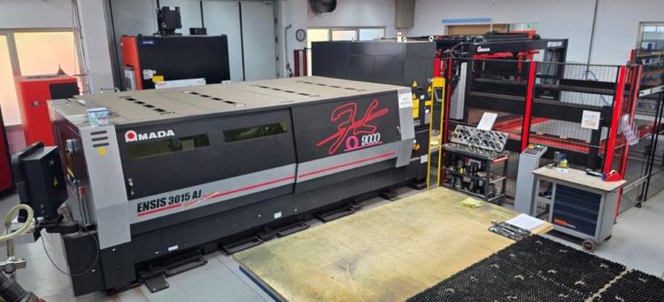 Amada ENSIS 3015 AJ 9kW Fibre Laser with MP Flexit CNC CONTROL