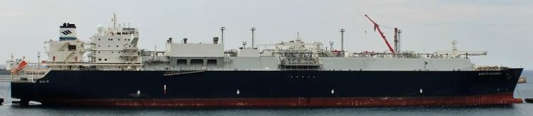 Samsung GASLOG SAVANNAH ABT 82291 DWT ON 12.1 M DRAFT