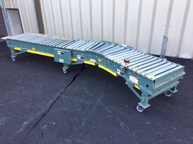 Hytrol Case Conveyor with 45 Degree Curve