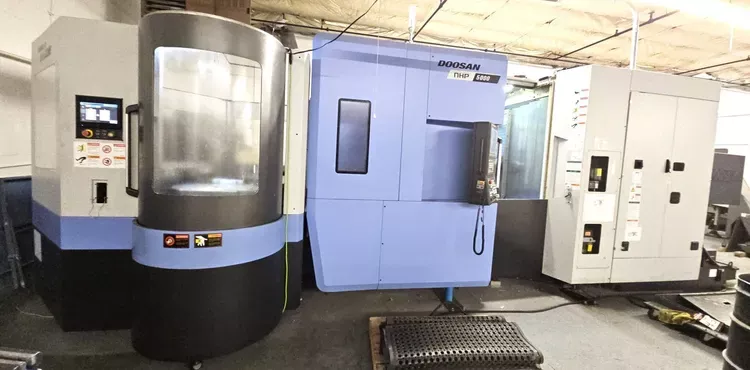 Doosan NHP-5000 5-APC 4 Axis