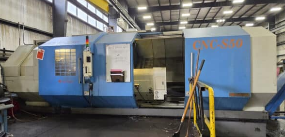 TOP Fanuc CNC Control Variable Speed Top-turn S50 CNC Lathe 2 Axis