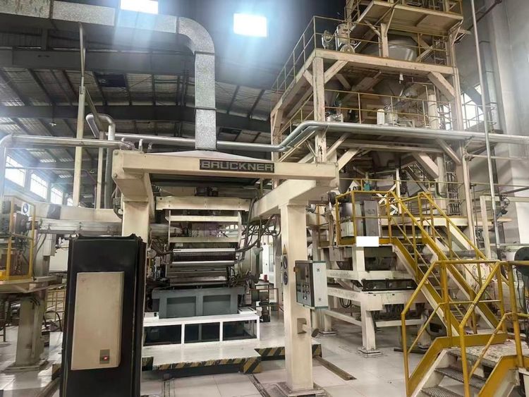 Brückner 3 layers BOPP / BOPET tenderframe plant