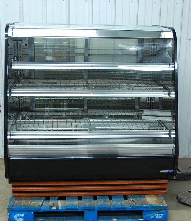 Hill Phoenix KBC48D, Curved Glass Bakery Display Case Merchandiser