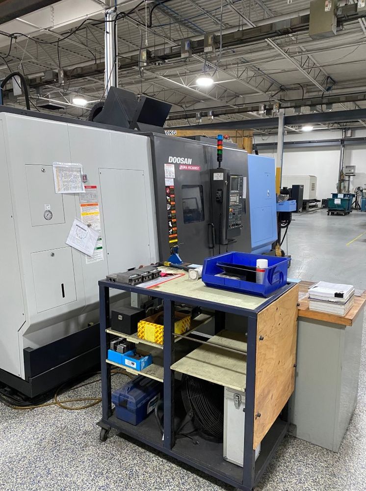 Doosan Fanuc 31i Model A5 12,000 RPM Puma MX2600ST 4 Axis