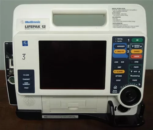 Physio Control LifePak 12 Defibrillator Biphasic