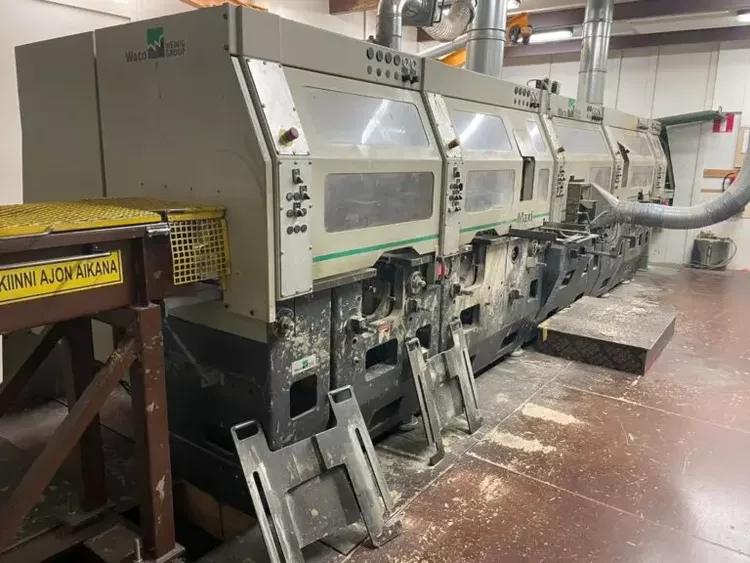 Waco Maxi High Speed Planer/Moulder with Mechanization