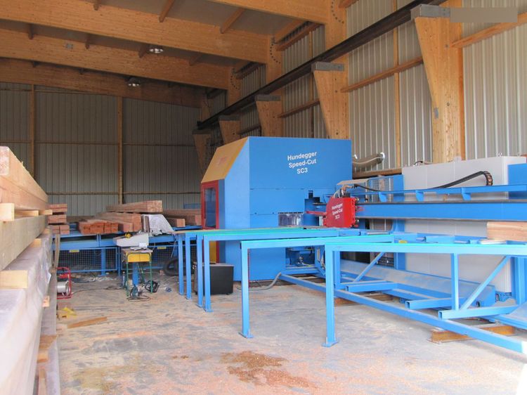 Hundegger SPEED CUT3 Trimming machine