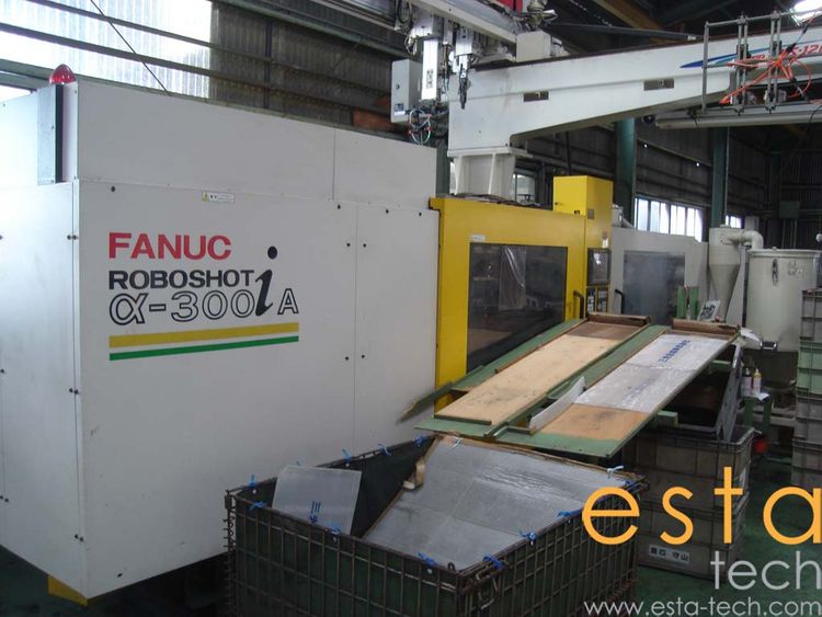 Fanuc, Roboshot Alpha-300iA, ELECTRIC INJECTION MOLDING MACHINE 300 Ton