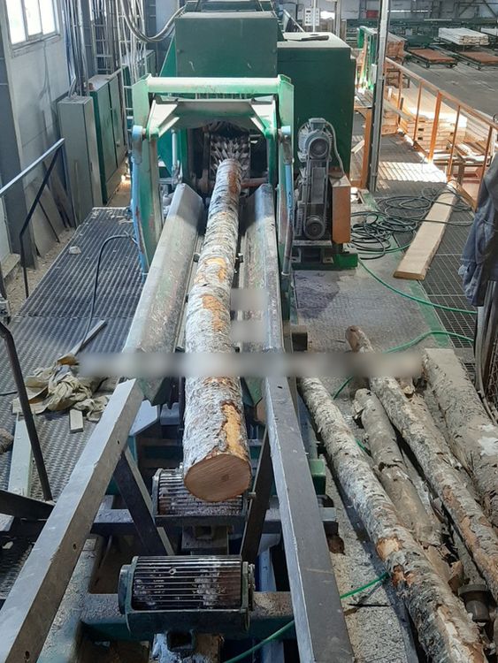 Kockums Chipper-canter sawmill line
