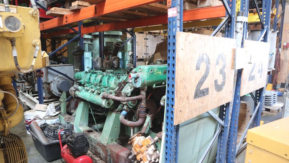 Mercedes V10 OM Diesel Engine