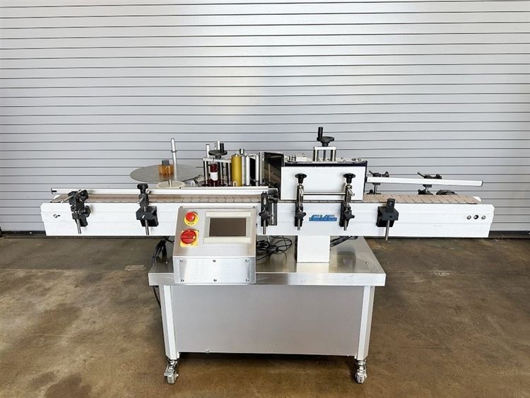 CVC EC30 Inline Pressure Sensitive Wrap Bottle Labeler