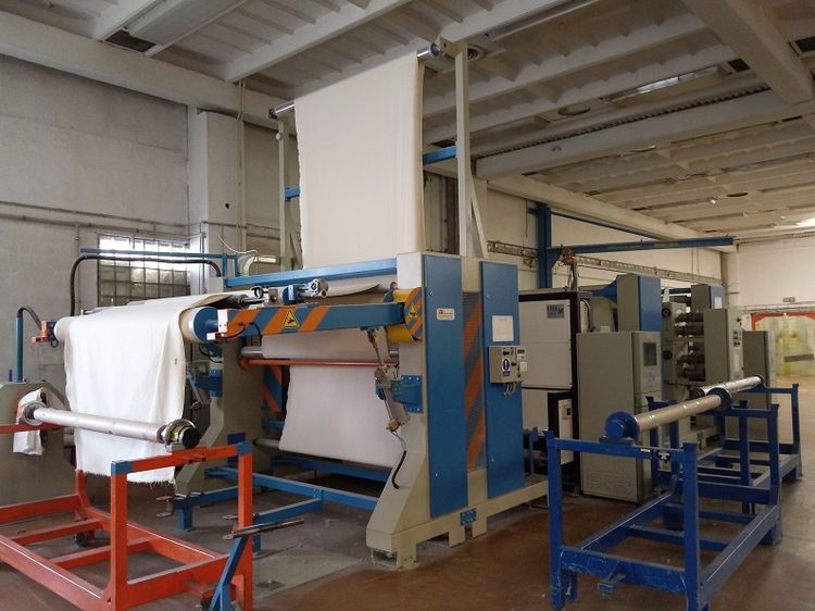 La meccanica Automatic grey fabric preparation and inspection