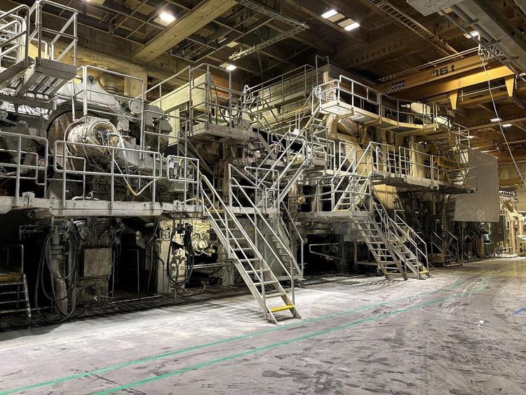 Valmet Twin-wire, wet crep 140"