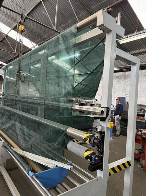 Fabric doubling/folding machine