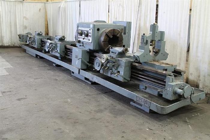 Lodge & Shipley DUAL-SIDE HOLLOW-SPINDLE ENGINE/BORING LATHE 338 RPM RXE2516